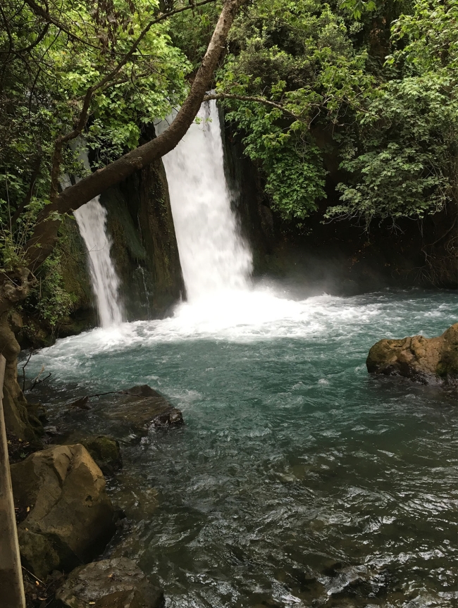 De waterval bij Banias